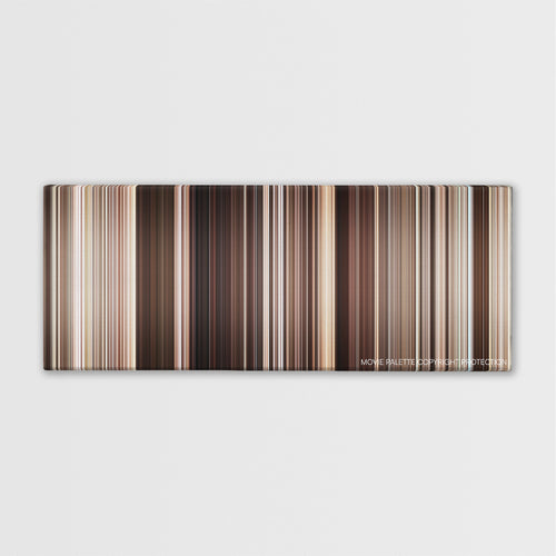 The Mummy Returns color palette canvas print: thousands of thin vertical stripes of color