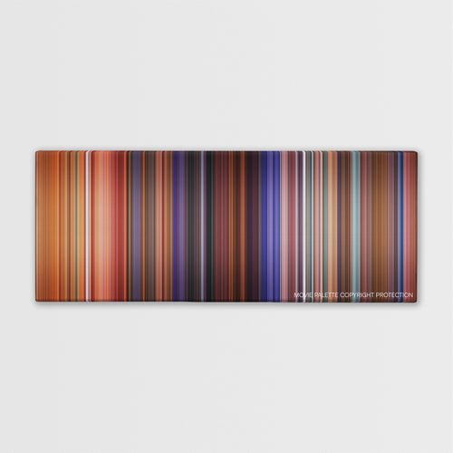 Once Upon a Time in the West color palette canvas print: thousands of thin vertical stripes of color
