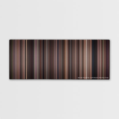 High Fidelity color palette canvas print: thousands of thin vertical stripes of color