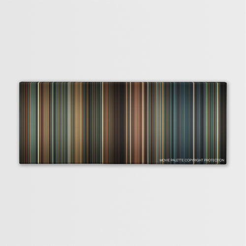 Panic Room color palette canvas print: thousands of thin vertical stripes of color