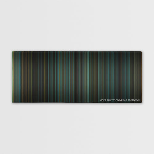 Phone Booth color palette canvas print: thousands of thin vertical stripes of color