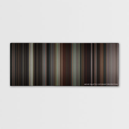 National Lampoon's Animal House color palette canvas print: thousands of thin vertical stripes of color