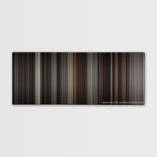 National Lampoon's Animal House color palette canvas print: thousands of thin vertical stripes of color