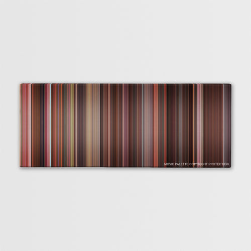 Legally Blonde color palette canvas print: thousands of thin vertical stripes of color