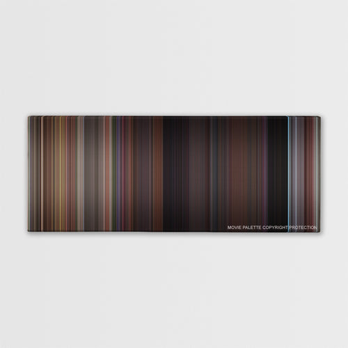 Before Sunrise color palette canvas print: thousands of thin vertical stripes of color