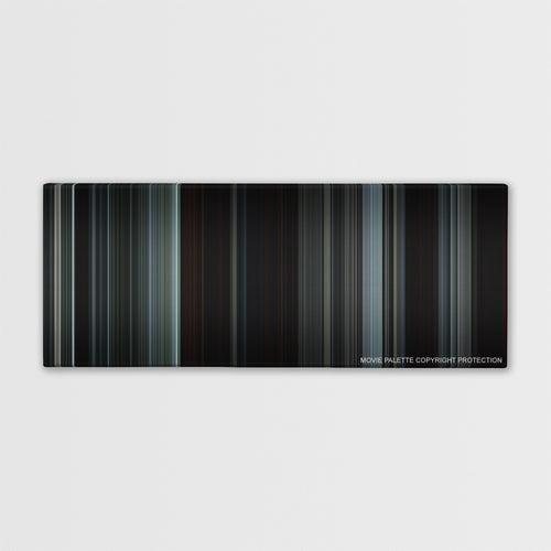 The Witch color palette canvas print: thousands of thin vertical stripes of color
