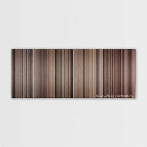 Mrs. Doubtfire color palette canvas print: thousands of thin vertical stripes of color