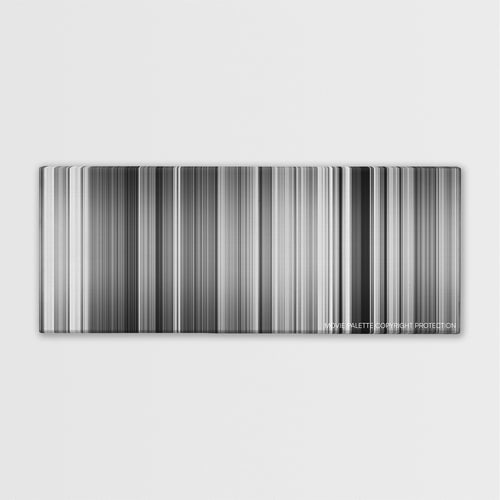 G.I. Joe: The Rise of Cobra color palette canvas print: thousands of thin vertical stripes of color
