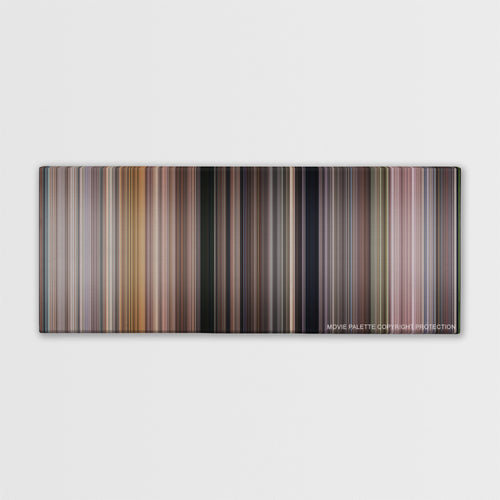 Notting Hill color palette canvas print: thousands of thin vertical stripes of color