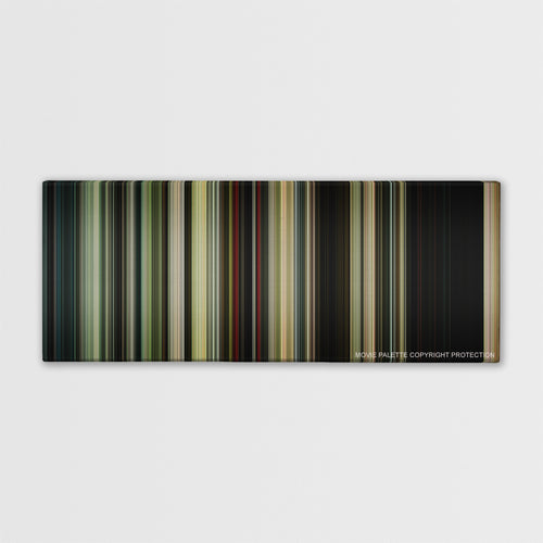 It color palette canvas print: thousands of thin vertical stripes of color