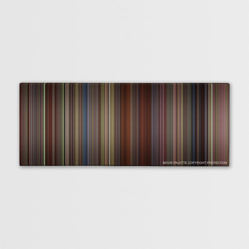Sense and Sensibility color palette canvas print: thousands of thin vertical stripes of color