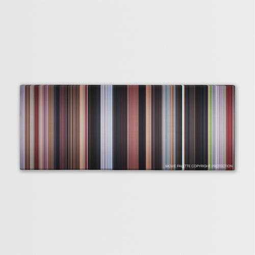 Dracula Untold color palette canvas print: thousands of thin vertical stripes of color