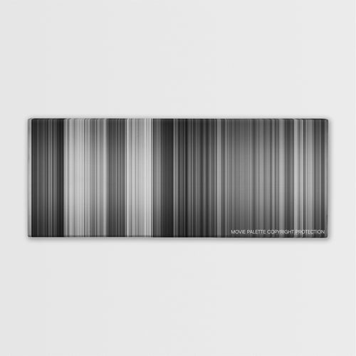 The Third Man color palette canvas print: thousands of thin vertical stripes of color