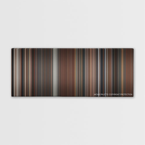 In the Name of the Father color palette canvas print: thousands of thin vertical stripes of color