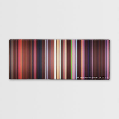 Antz color palette canvas print: thousands of thin vertical stripes of color
