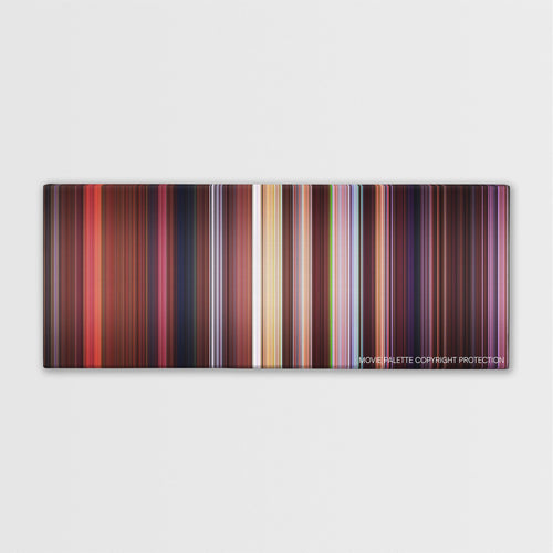Antz color palette canvas print: thousands of thin vertical stripes of color
