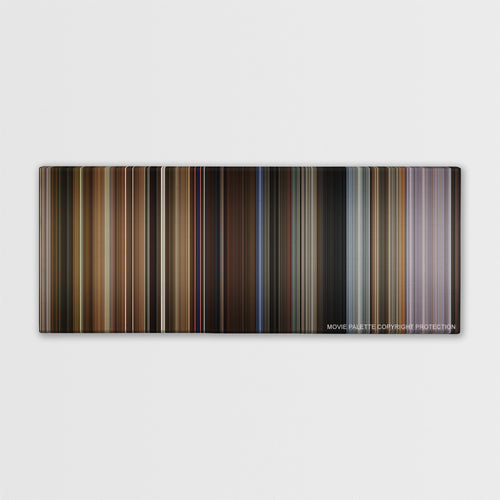 Bohemian Rhapsody color palette canvas print: thousands of thin vertical stripes of color