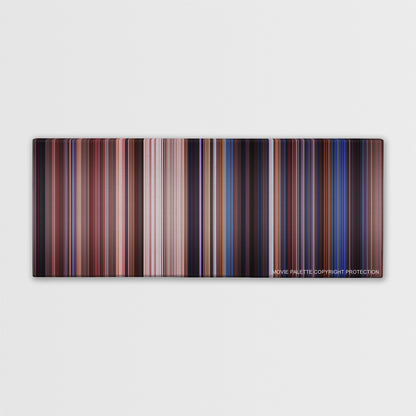 Mars Attacks! color palette canvas print: thousands of thin vertical stripes of color