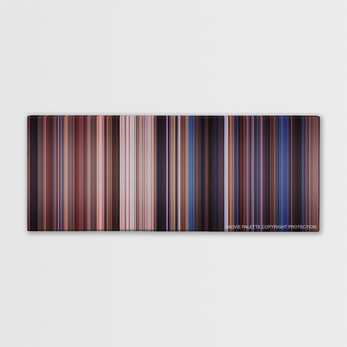 Mars Attacks! color palette canvas print: thousands of thin vertical stripes of color