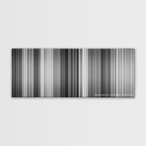 On the Waterfront color palette canvas print: thousands of thin vertical stripes of color
