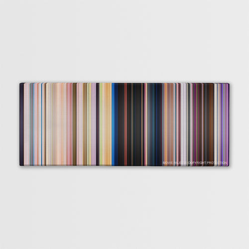 Zootopia color palette canvas print: thousands of thin vertical stripes of color