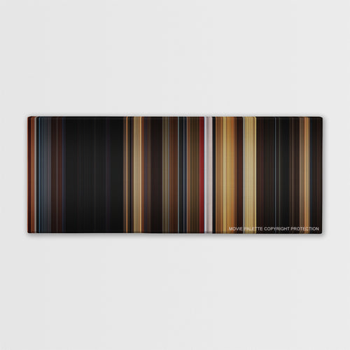 Nocturnal Animals color palette canvas print: thousands of thin vertical stripes of color