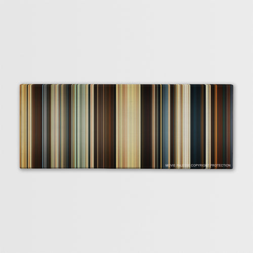 Troy color palette canvas print: thousands of thin vertical stripes of color