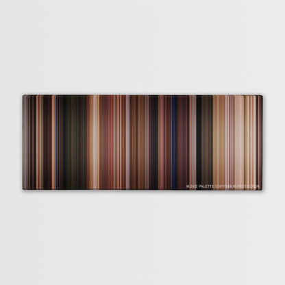 Field of Dreams color palette canvas print: thousands of thin vertical stripes of color
