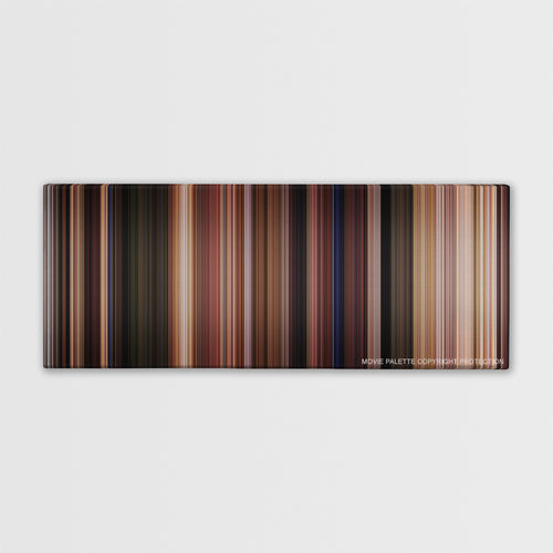 Field of Dreams color palette canvas print: thousands of thin vertical stripes of color