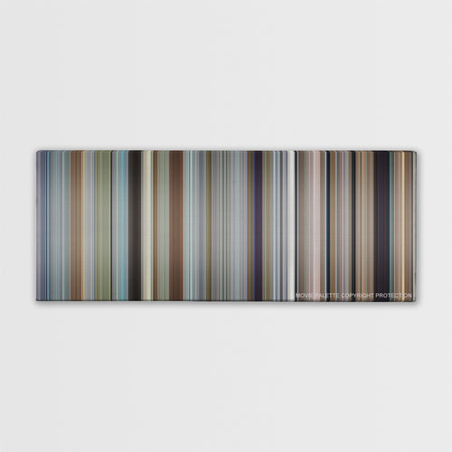 Office Space color palette canvas print: thousands of thin vertical stripes of color