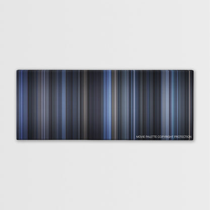 Payback color palette canvas print: thousands of thin vertical stripes of color