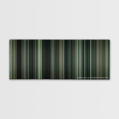Source Code color palette canvas print: thousands of thin vertical stripes of color
