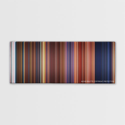 Lara Croft Tomb Raider: The Cradle of Life color palette canvas print: thousands of thin vertical stripes of color