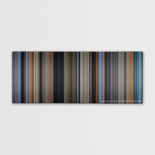 Point Break color palette canvas print: thousands of thin vertical stripes of color