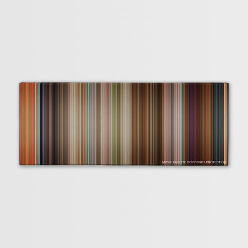 Enchanted color palette canvas print: thousands of thin vertical stripes of color
