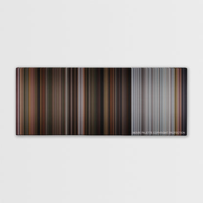 The Twilight Saga: Breaking Dawn - Part 2 color palette canvas print: thousands of thin vertical stripes of color