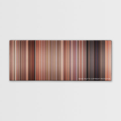 Freaky Friday color palette canvas print: thousands of thin vertical stripes of color