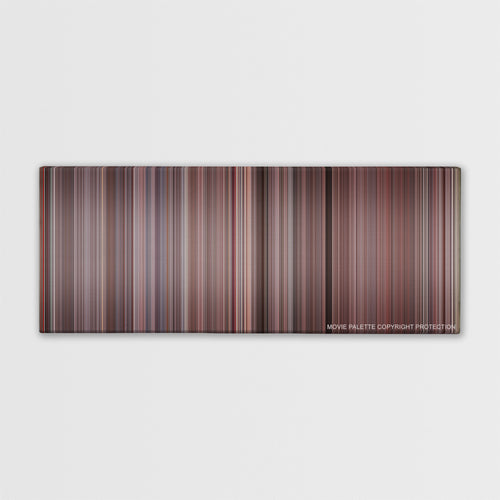 The Breakfast Club color palette canvas print: thousands of thin vertical stripes of color