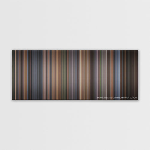 The Hours color palette canvas print: thousands of thin vertical stripes of color