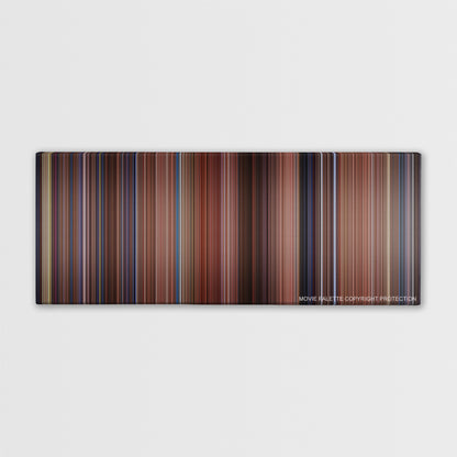 Hook color palette canvas print: thousands of thin vertical stripes of color