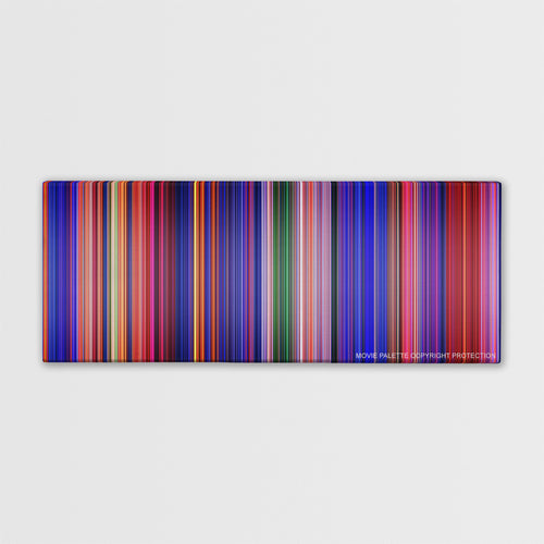 Aladdin color palette canvas print: thousands of thin vertical stripes of color