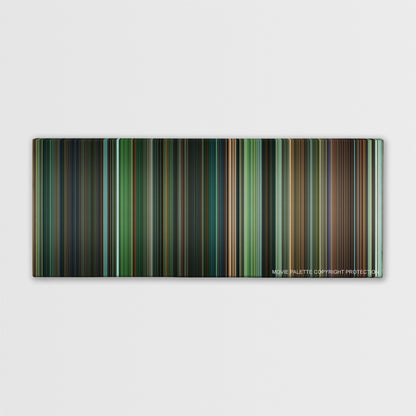 Joker color palette canvas print: thousands of thin vertical stripes of color