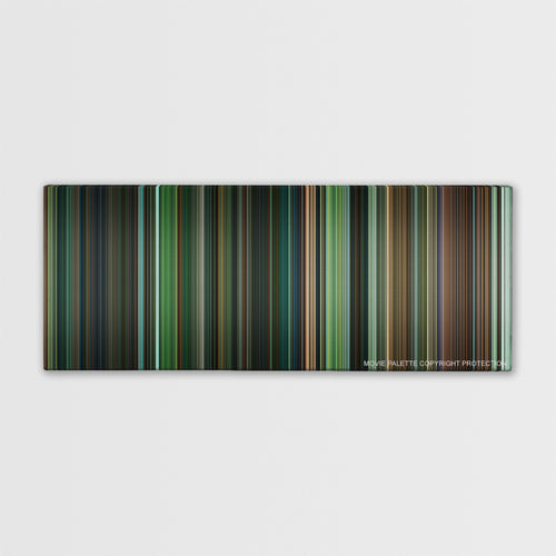 Joker color palette canvas print: thousands of thin vertical stripes of color
