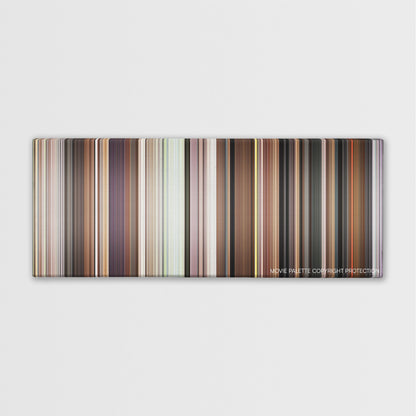 Get Hard color palette canvas print: thousands of thin vertical stripes of color