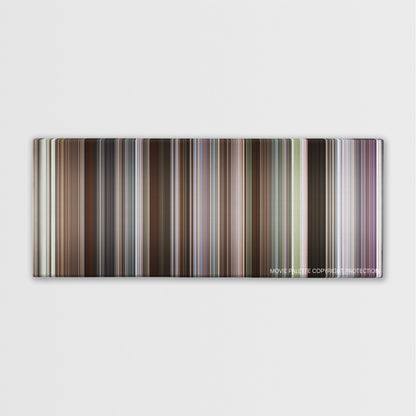 Glory color palette canvas print: thousands of thin vertical stripes of color