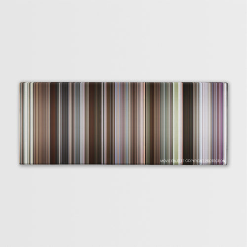 Glory color palette canvas print: thousands of thin vertical stripes of color