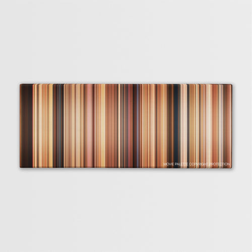 Life as We Know It color palette canvas print: thousands of thin vertical stripes of color