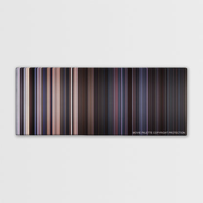 Star Wars: Episode IV - A New Hope color palette canvas print: thousands of thin vertical stripes of color