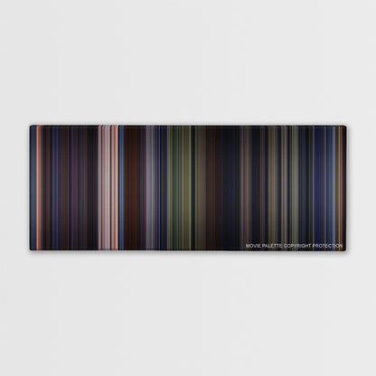 Star Wars: Episode VI - Return of the Jedi color palette canvas print: thousands of thin vertical stripes of color