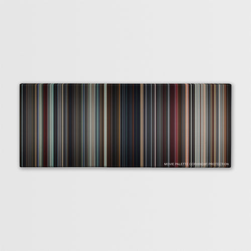 Star Wars: Episode VIII - The Last Jedi color palette canvas print: thousands of thin vertical stripes of color